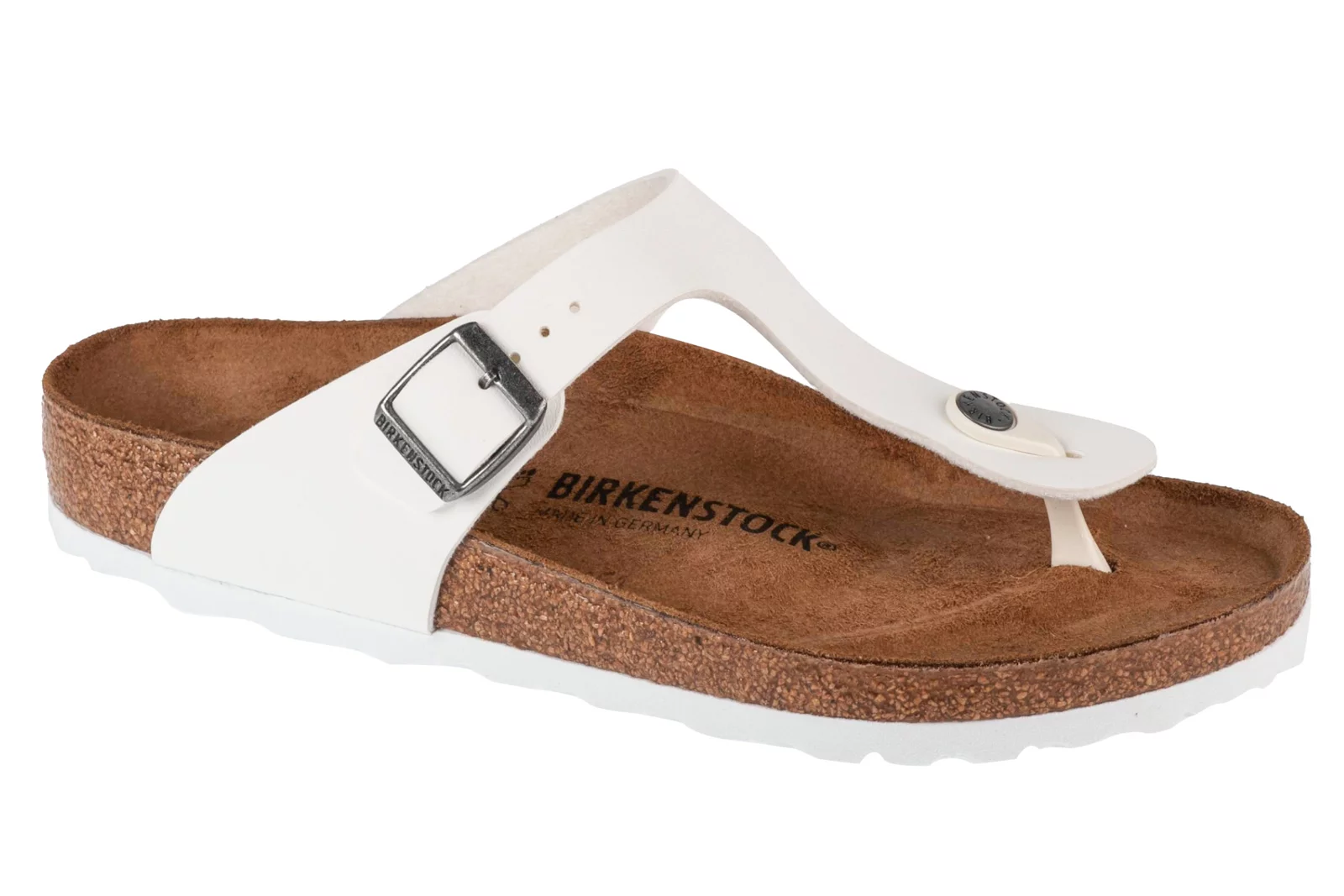 Birkenstock GIZEH Women's Flip flops / Sandals (Shoes) in White