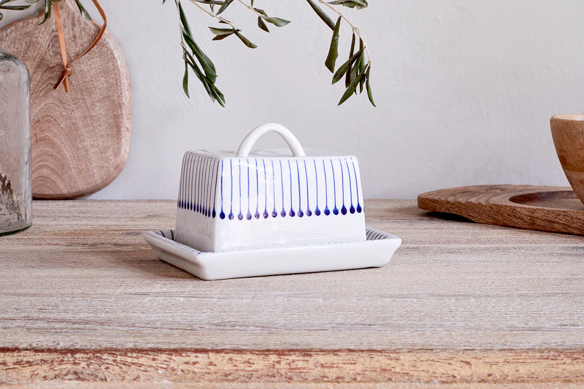 Nkuku Iba Butter Dish | Serveware | Indigo