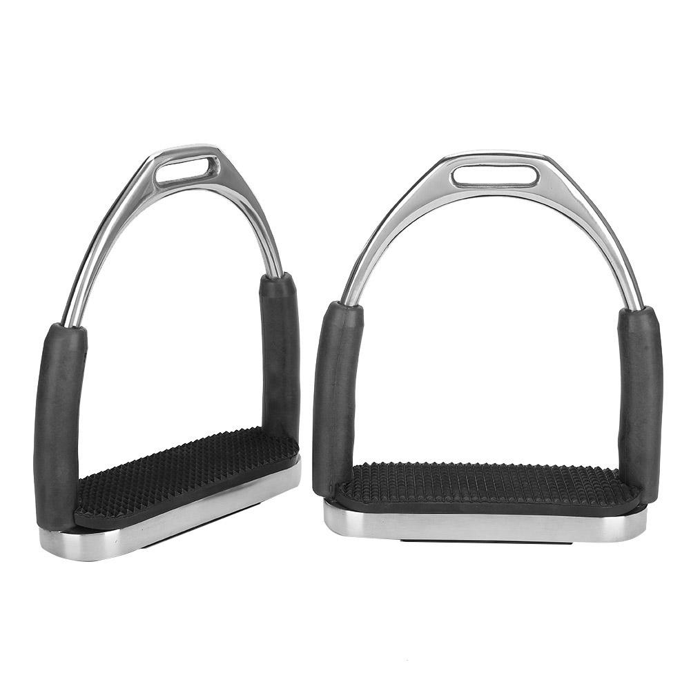 Konnwei Horse Riding Stirrups Western Horse Saddle Tack Overshoe Western Cushioned Horse Stirrups