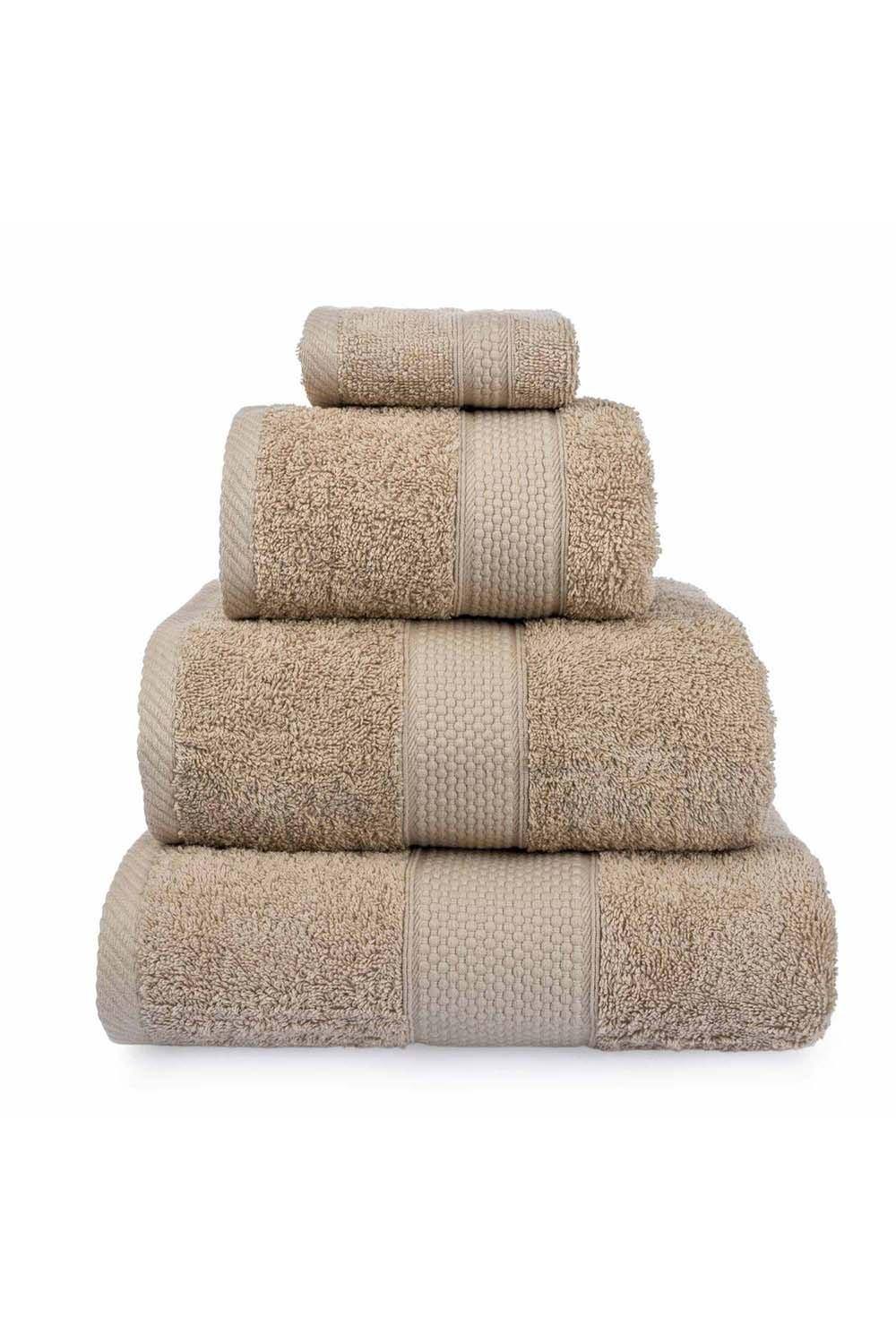 Homescapes Turkish Cotton Bath Towels Set|stone