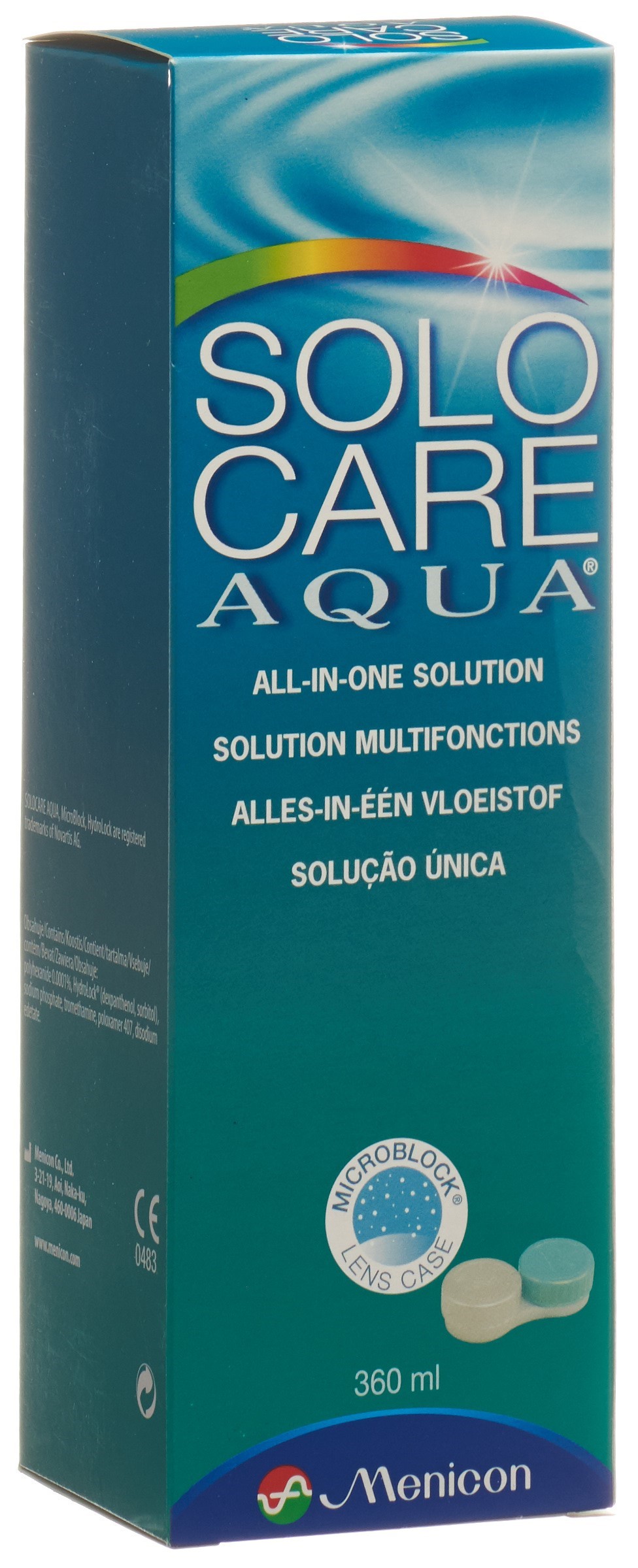Menicon Solocare Aqua 360 ml All-in-One Lösung