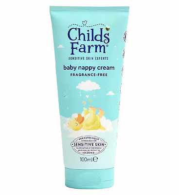 Child's Farm Childs Farm Baby Nappy Cream 100ml Fragrance Free Formula for Newborns & Sensitive Skin