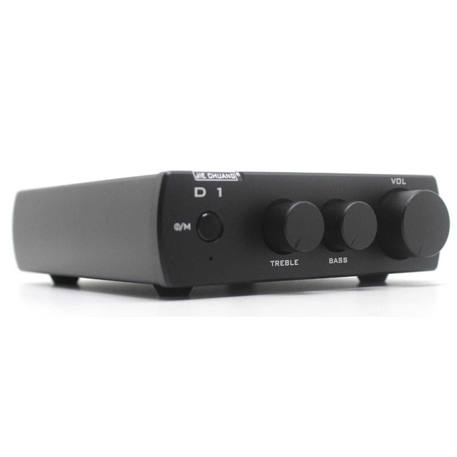 OutsideWorld JC-D1 Desktop Headphone Amplifier TPA6120 Chip One-key High-Low Gain Switching Dual Headphone US