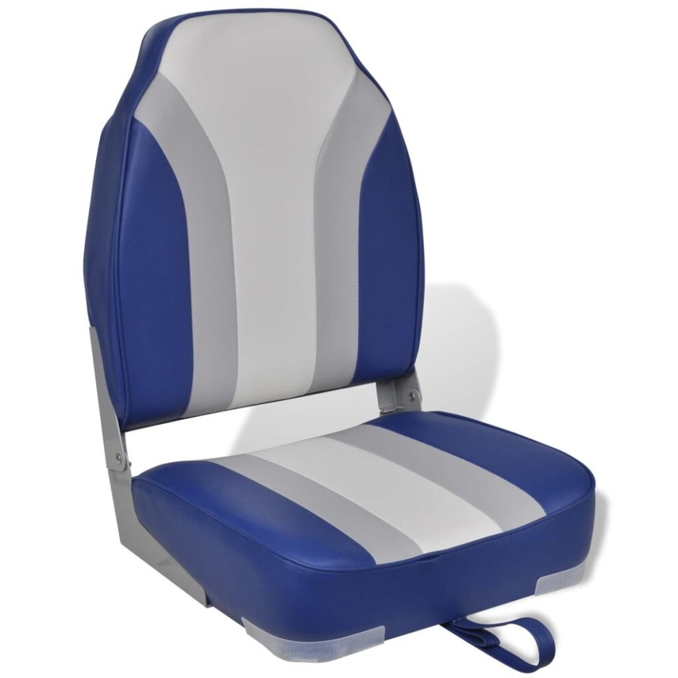 VidaXL Foldable Boat Chair High Backrest