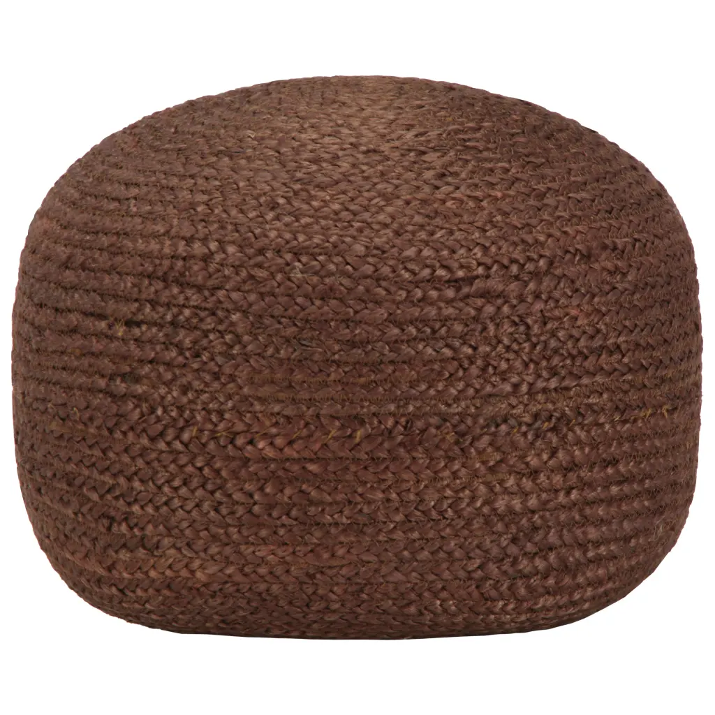 VidaXL Handmade Pouffe Brown 40x45 cm Jute