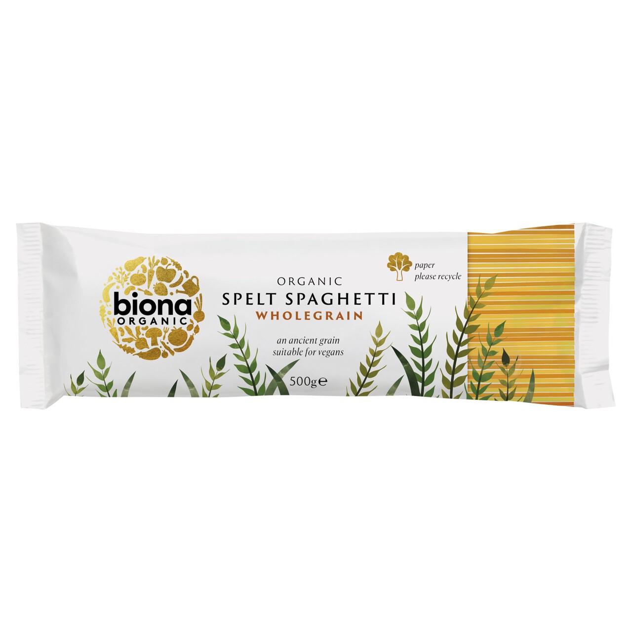Biona Organic Wholegrain Spelt Spaghetti 500g