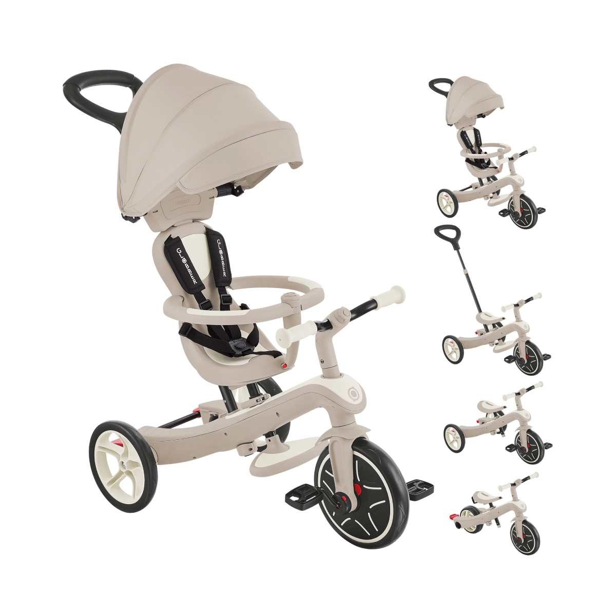 Plum Play Globber Explorer Trike Eco 4 in 1 - Coconut