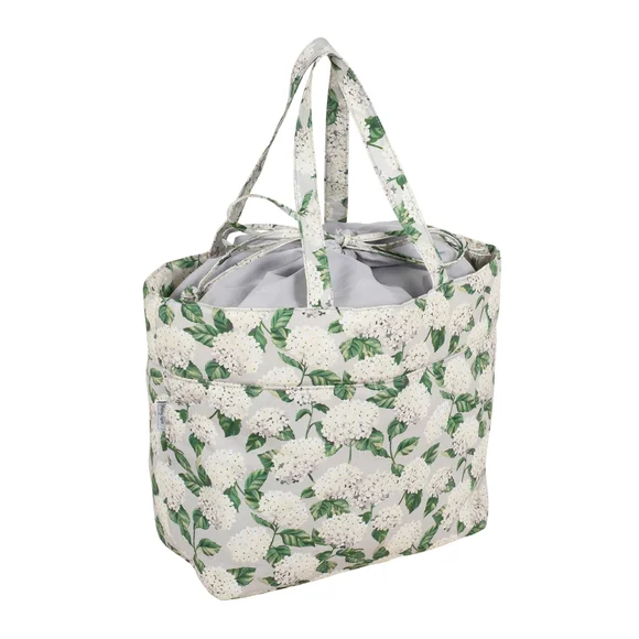 Hobby Gift Hydrangea Medium Drawstring Craft Bag
