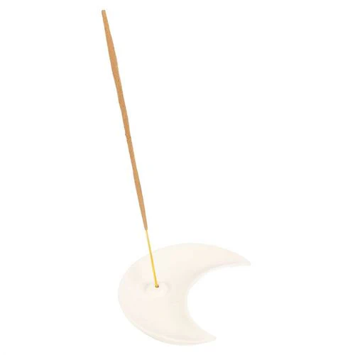 KDMD White Crescent Moon Incense Stick Holder