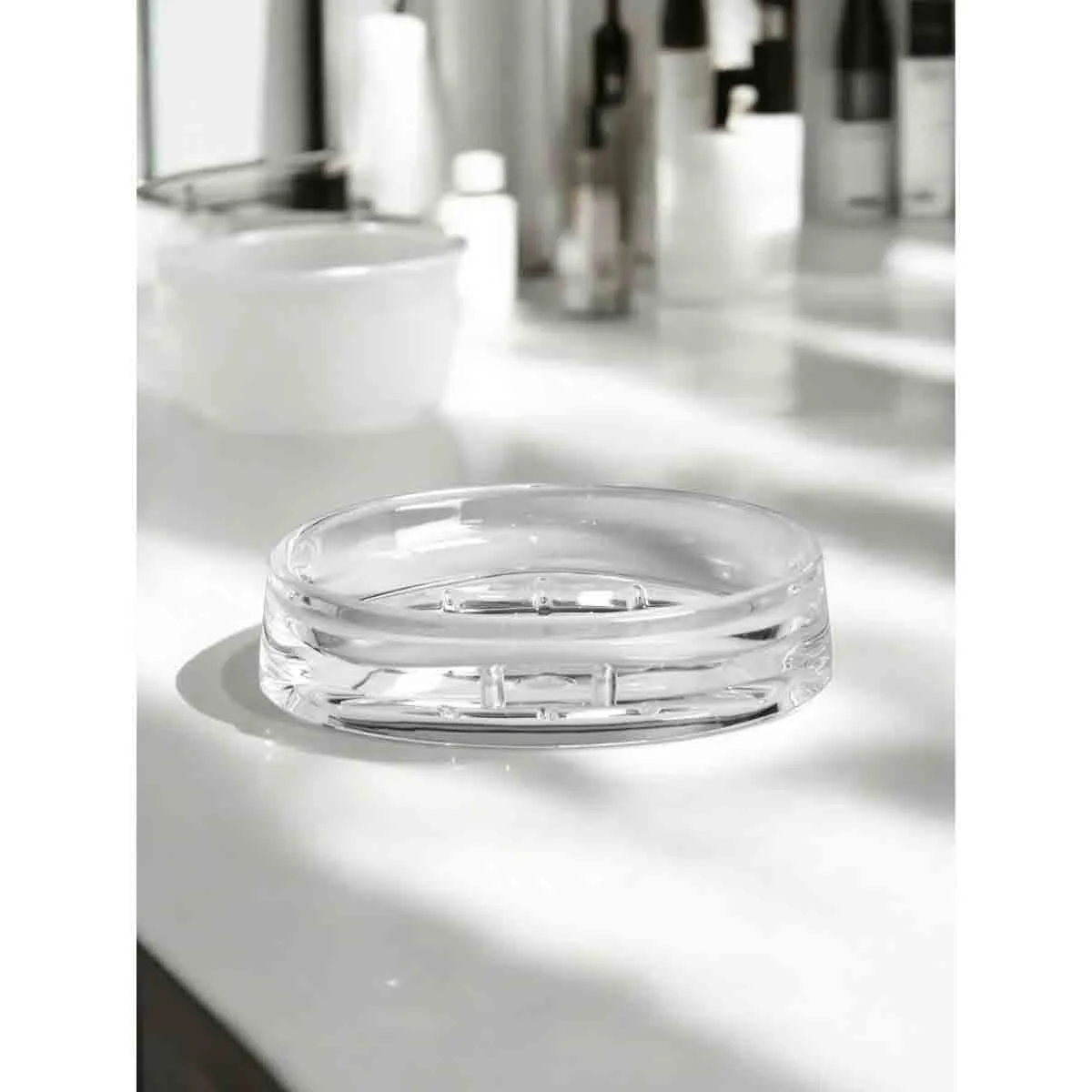 Showerdrape Clarion Clear Acrylic 3 Piece Bathroom Accessory Set