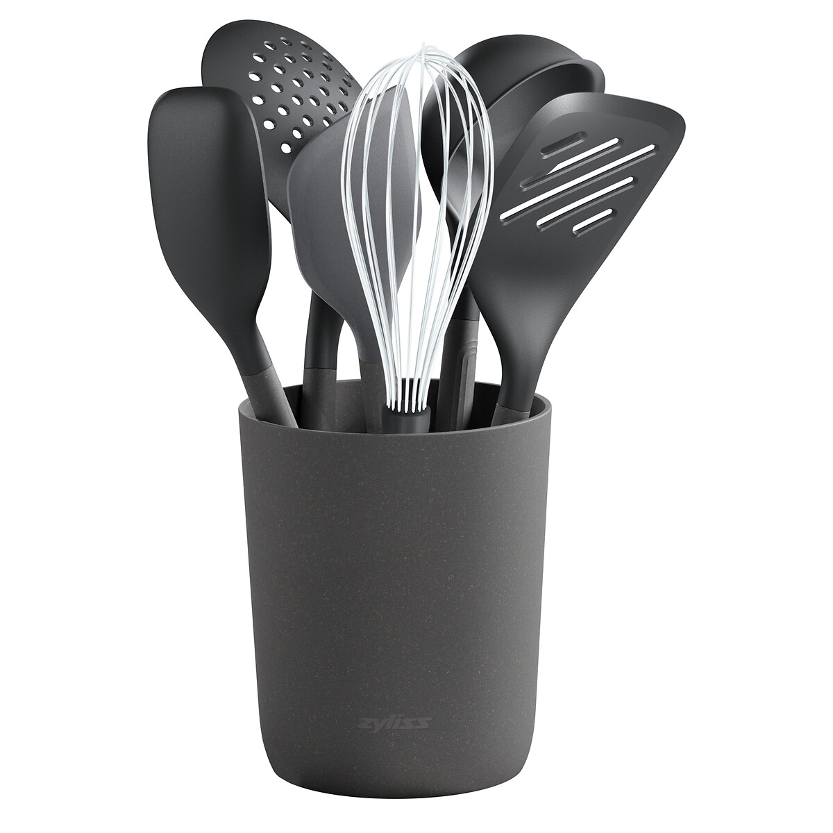 Zyliss 7-Piece Silicone Kitchen Utensil Set - Grey