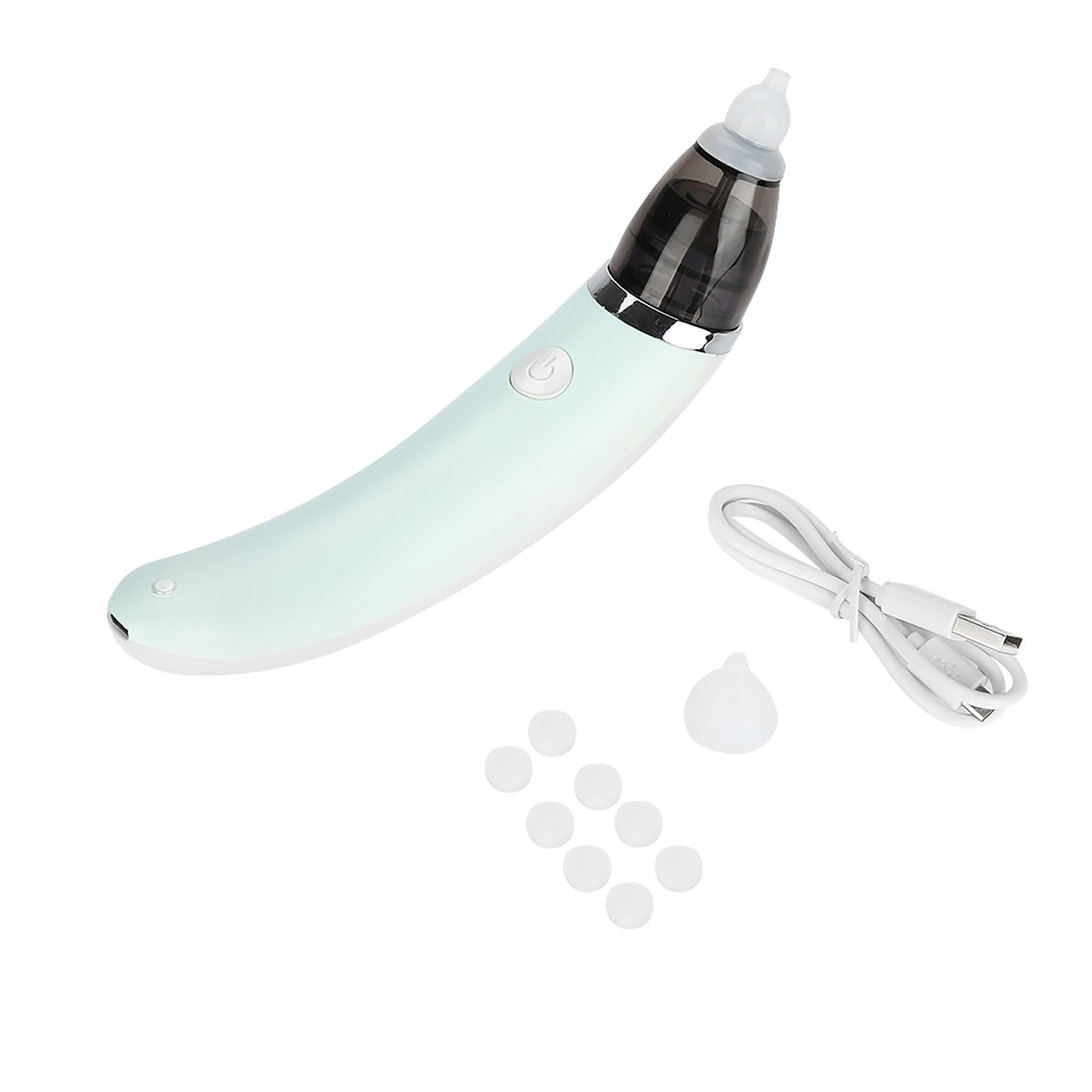 DIYelecs Electrical Nose Cleaner Baby Nasal Mucus Runny Aspirator Sucker Nostril Clean white