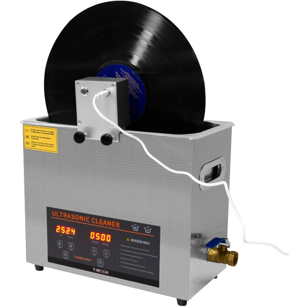 T-MECH 6L Ultrasonic Cleaner & Vinyl Adaptor