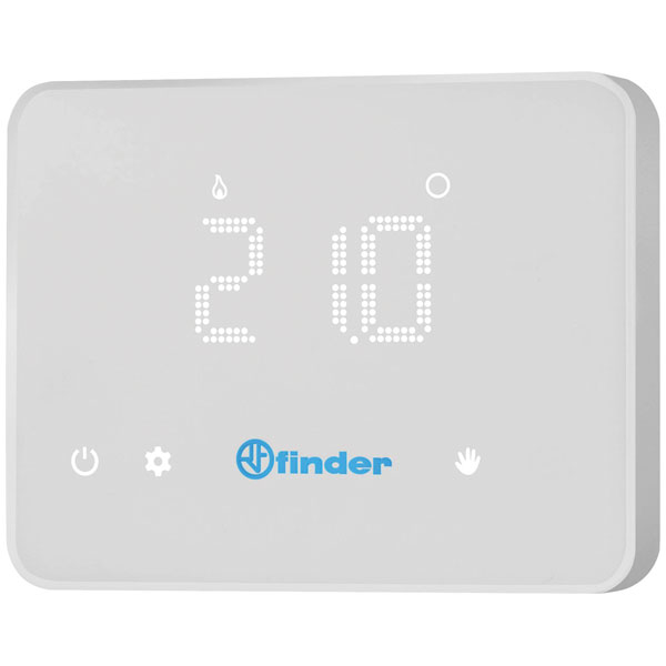 Finder 1T.91.9.003.0000 indoor thermostat digital touch-display 24...