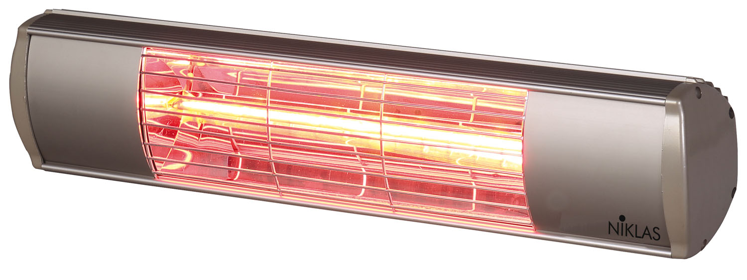 Niklas Termopatio infrarossi Elios 1500W 53x16x11 cm stufa elettrica