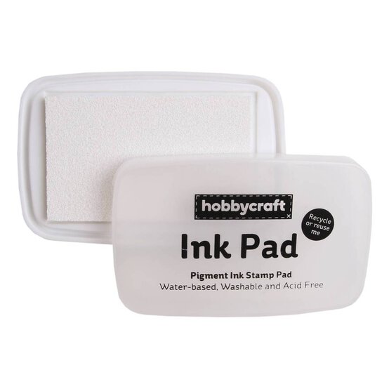Hobbycraft White Ink Pad in White