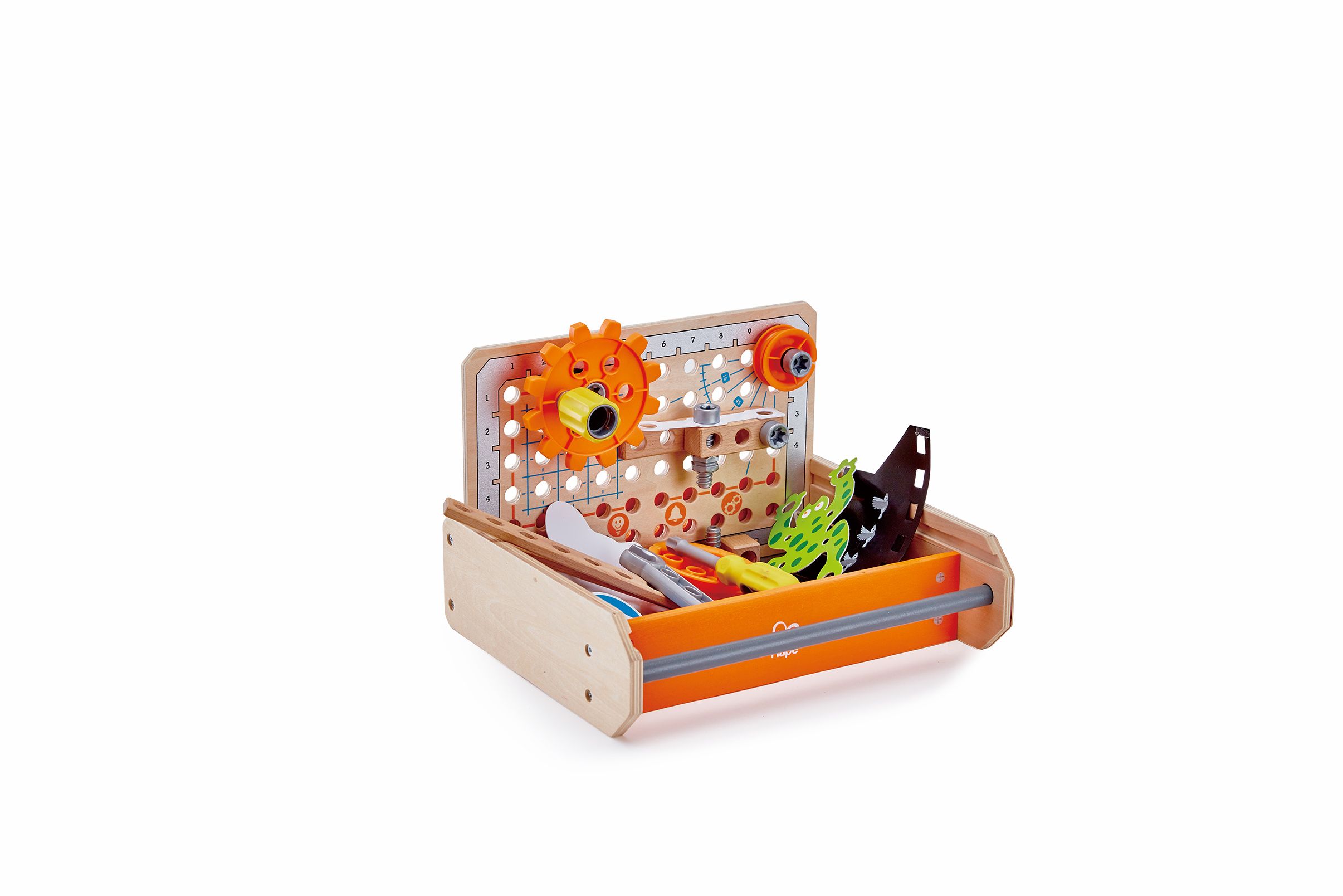 Hape Science Experiment Toolbox, Building Blocks, Orange