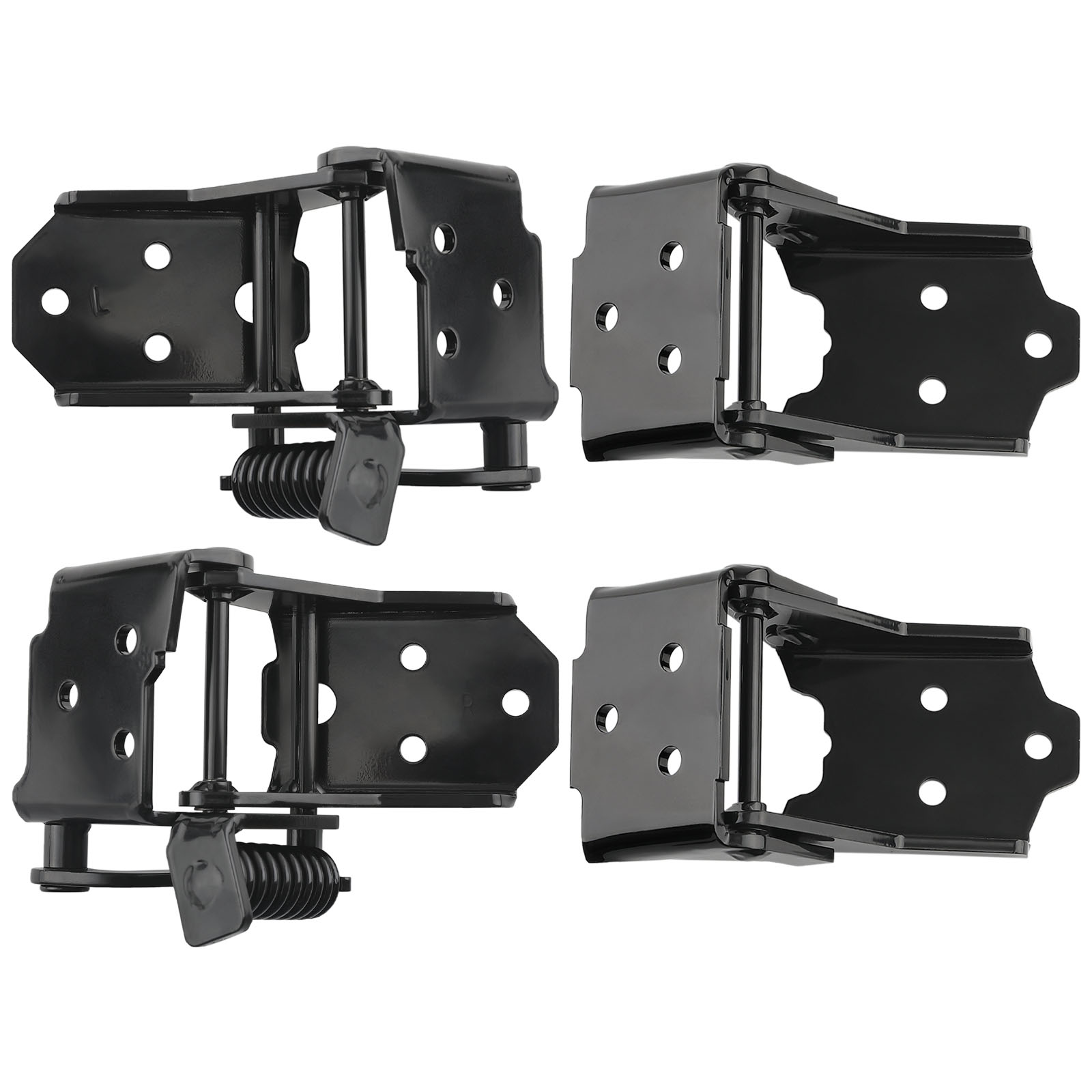 MaXpeedingrods Door Hinges 4pcs Set Upper and Lower Hinge Kit compatible for Camaro Firebird 1970-1981