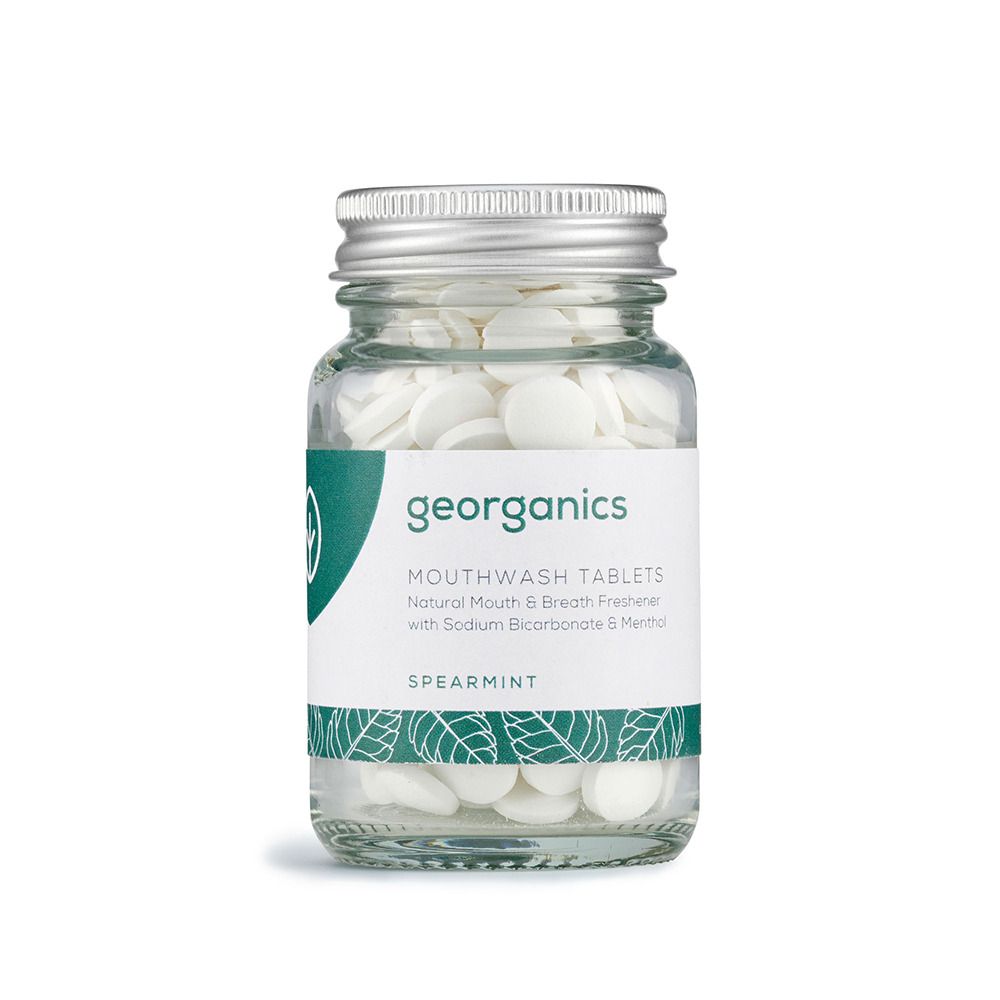 Georganics Natural Mouthwash Tablets - Spearmint 180 tablets