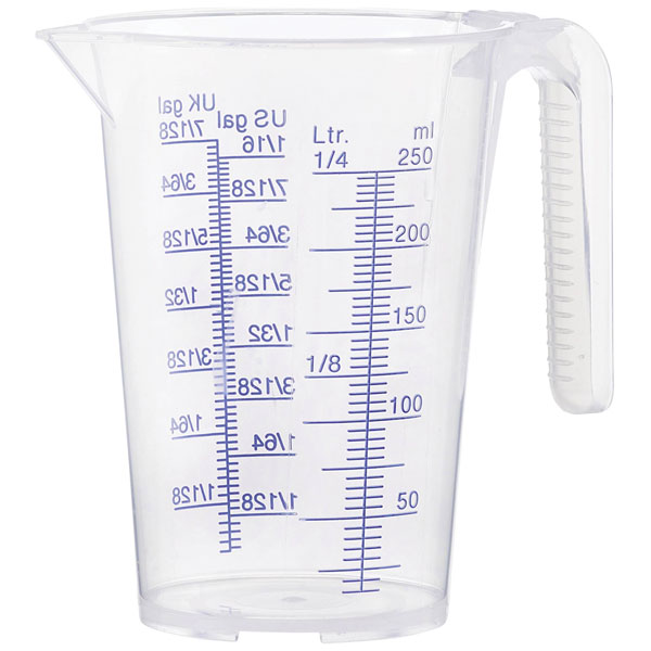 PRESSOL 07 060 Graduated Beaker 0.25L PP 1pc Durable Precise