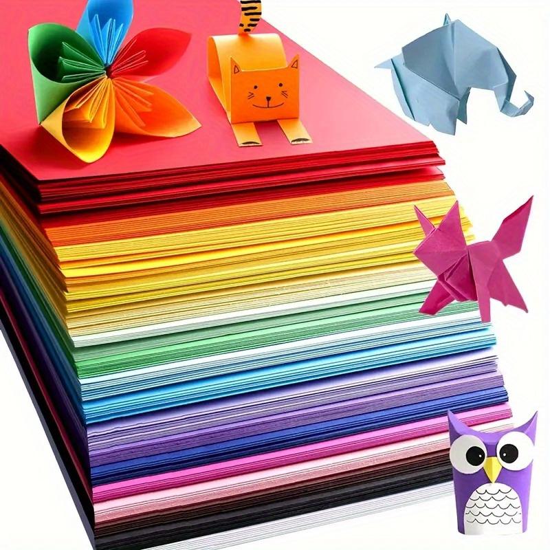 LCAuto Parts 100 Sheets Vibrant A4 Construction Paper Set - Premium Quality Craft & Origami Paper for Art Projects, Holiday Decor, and Creative Activities