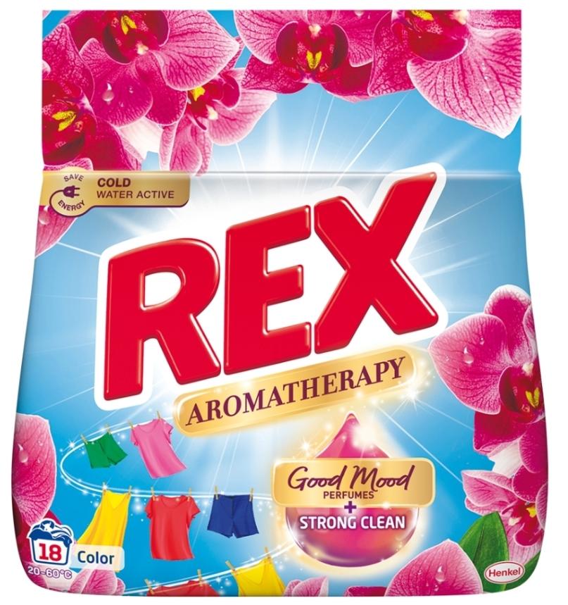 MANADA - HomeCare Rex Aromatherapy Color Orchid, Washing Powder for Colored Fabrics, 0.99 kg