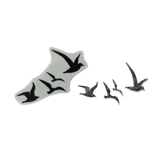 Hobbycraft Flying Birds Tattoo Cling Stamp