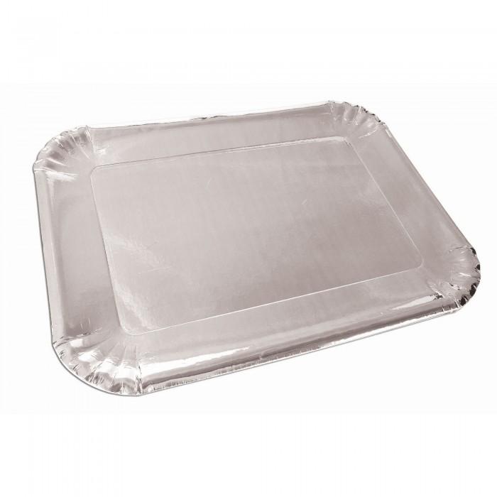 Bristol Novelty Silver Paper Platters (Pack of 6)|silver