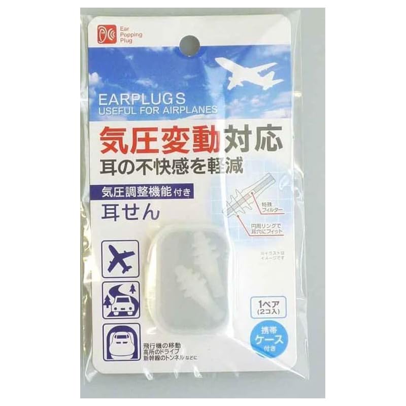 Suruga Earplugs With Air Pressure Adjustment Function Earplugs Useful For Airplanes