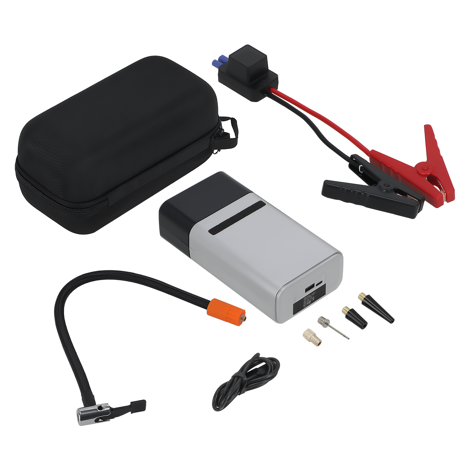 MaXpeedingrods 2500a18000mah Portable Battery Booster With 150psi Air Pump Power Bank W/led