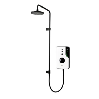 Triton Enlight Matt White Rainfall Thermostatic Electric Shower, 9.5Kw