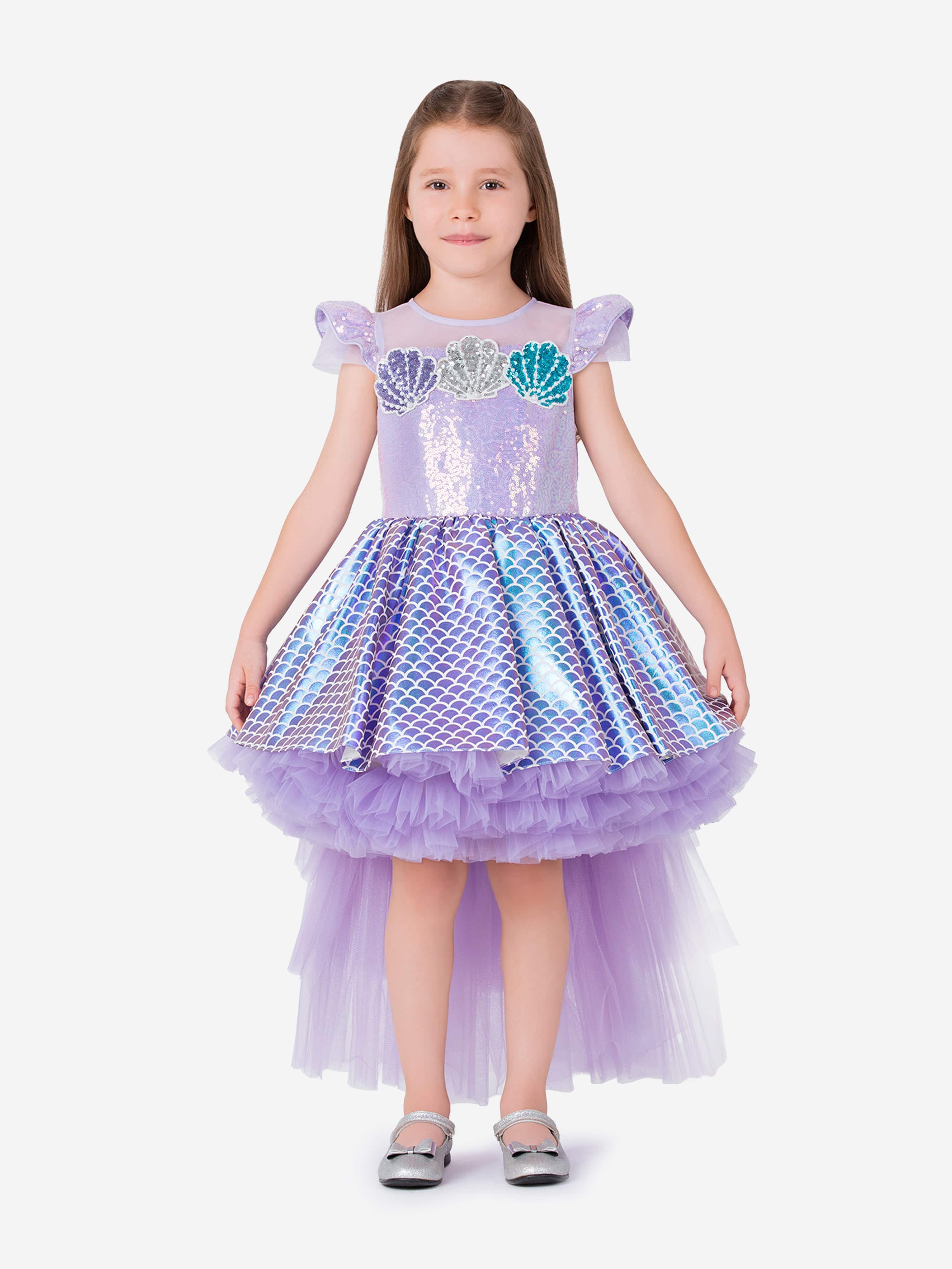 Magical Costumes Girls Mermaid Costume in Purple 7 Years By Childsplay Clothing