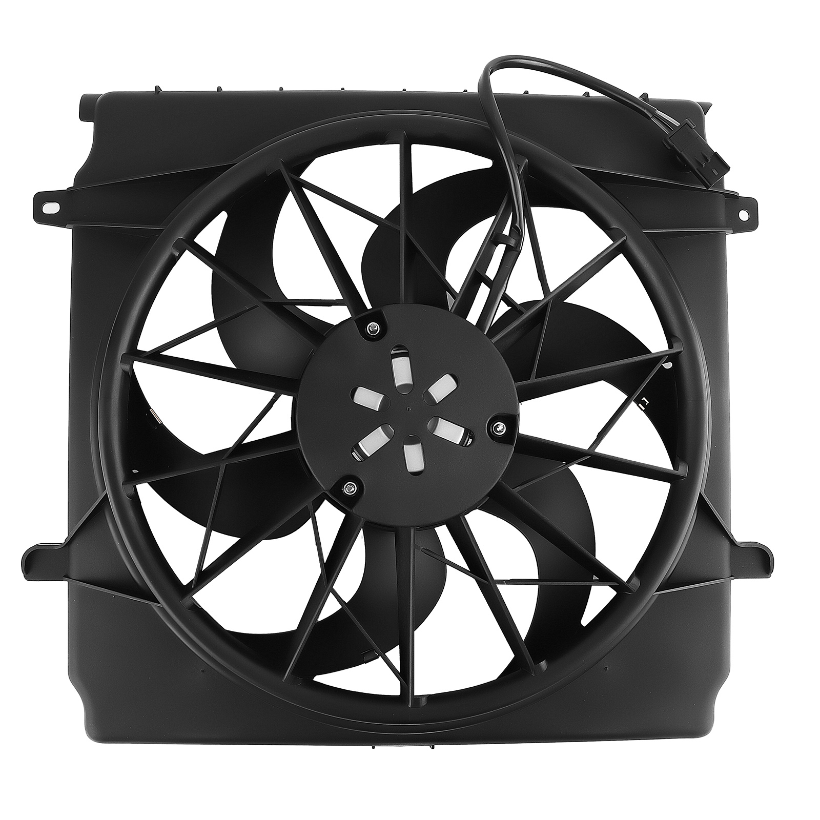 MaXpeedingrods Radiator Cooling Fan compatible for Jeep Liberty 2.4L/3.7L 04-2007 55037692AB CH3115143