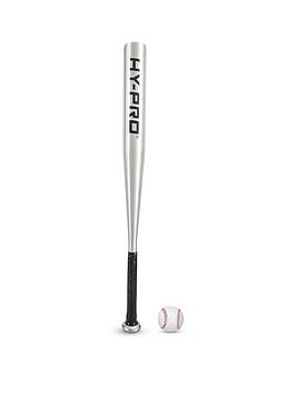 Hy-Pro 26" Alu Baseball Bat & Ball - Silver