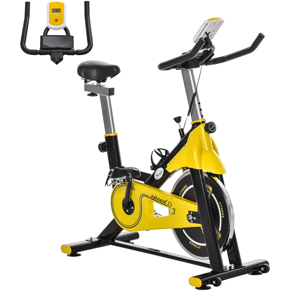 Homcom Belt Driven Adjustable Resistance Exercise Bike