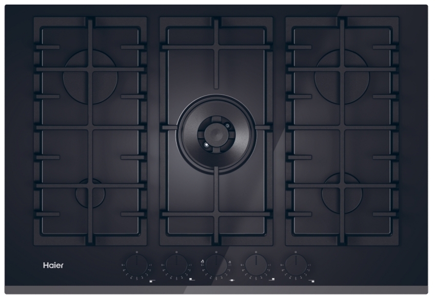 Haier Havg75tbbp 5 Burner Gas Hob