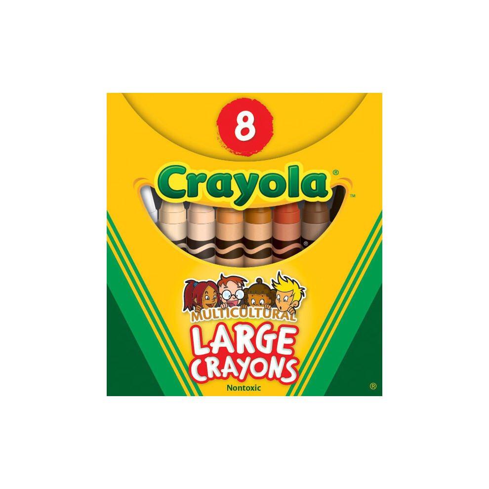 Crayola Crayola Multicultural Crayons Pack 8 | Colouring > Crayons & Chalk > Crayons & Chalk