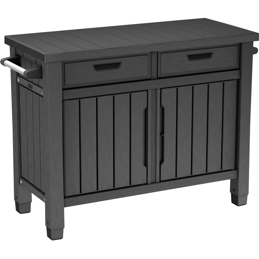 Keter Outdoor Buffet Storage Cabinet, Black