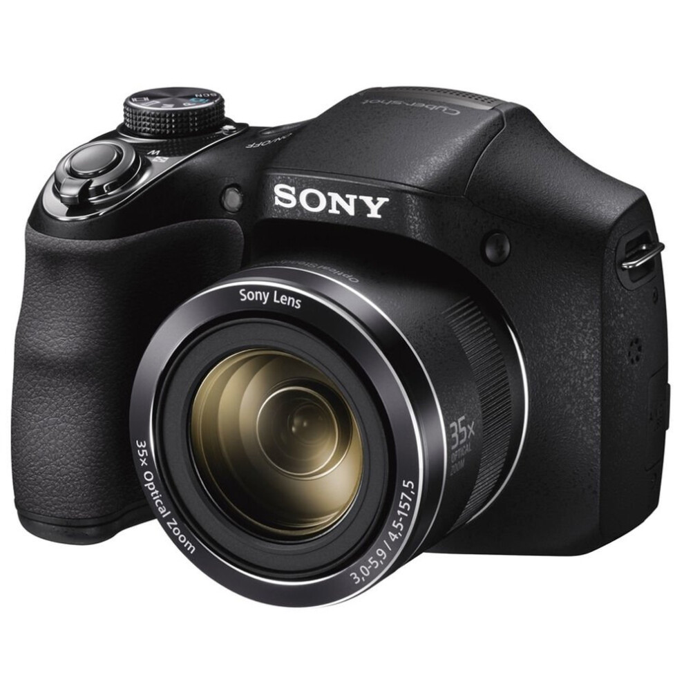 Sony Cyber-shot DSCH300B Bridge Camera, Black