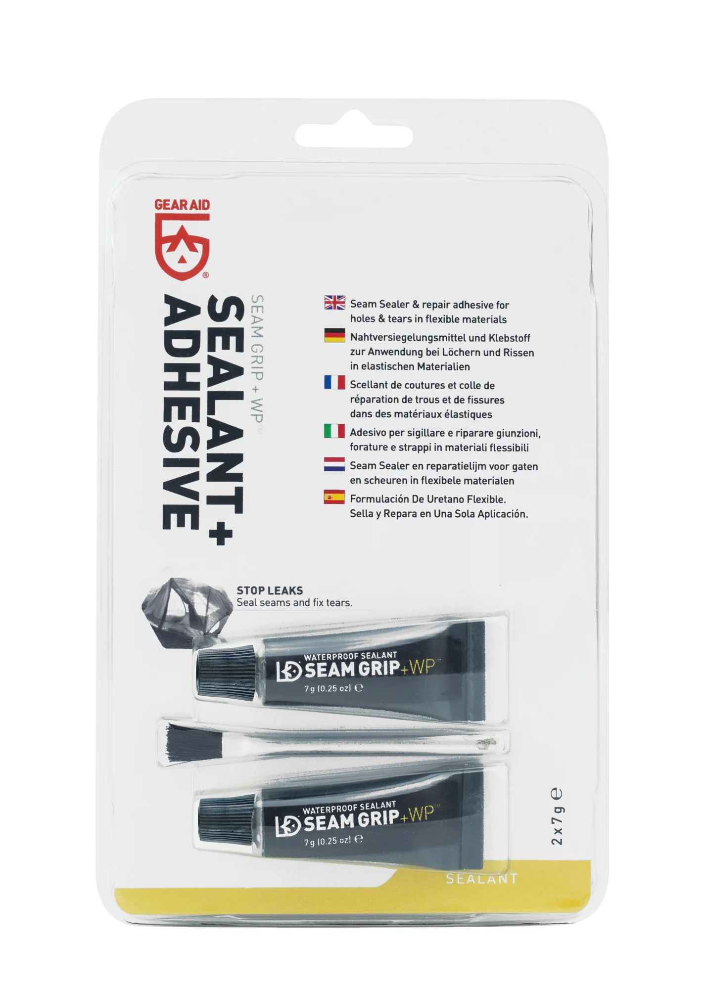 Scellant de couture et colle de reparation pour matériaux elastiques