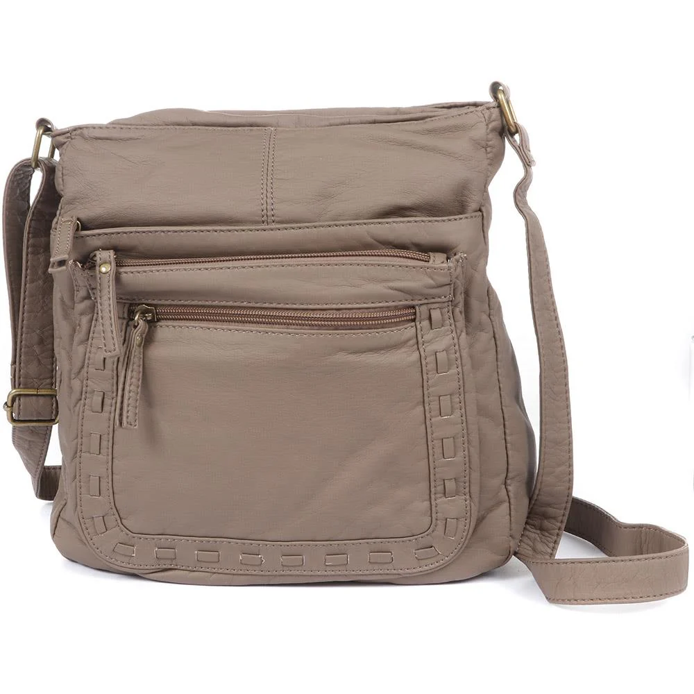 Pavers Women's Cross-Body Bag - WAHT31001 / 317 518 - Taupe