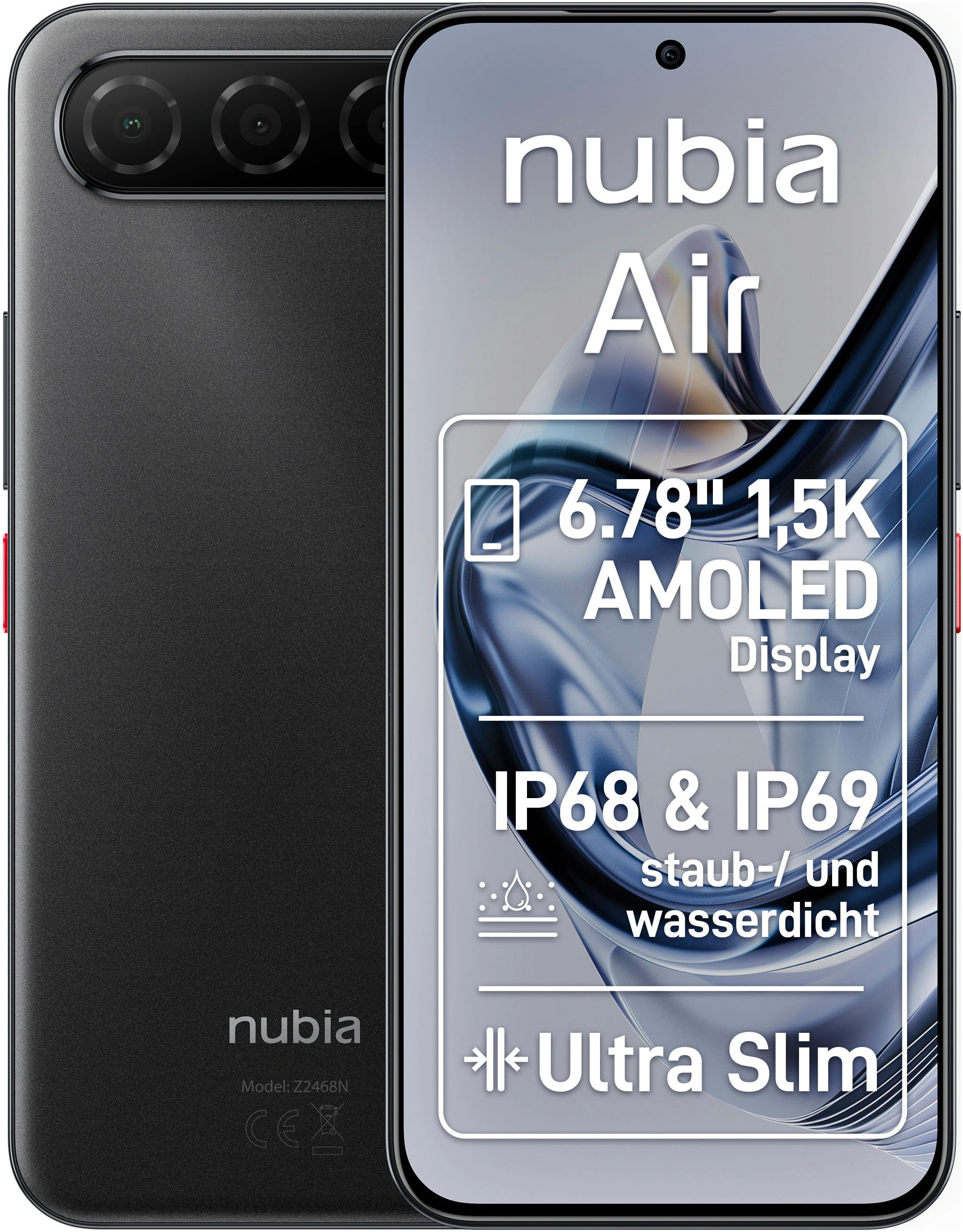 ZTE Nubia Air 5g, 8+256gb, Nfc - Sim Free Unlocked Smartphone