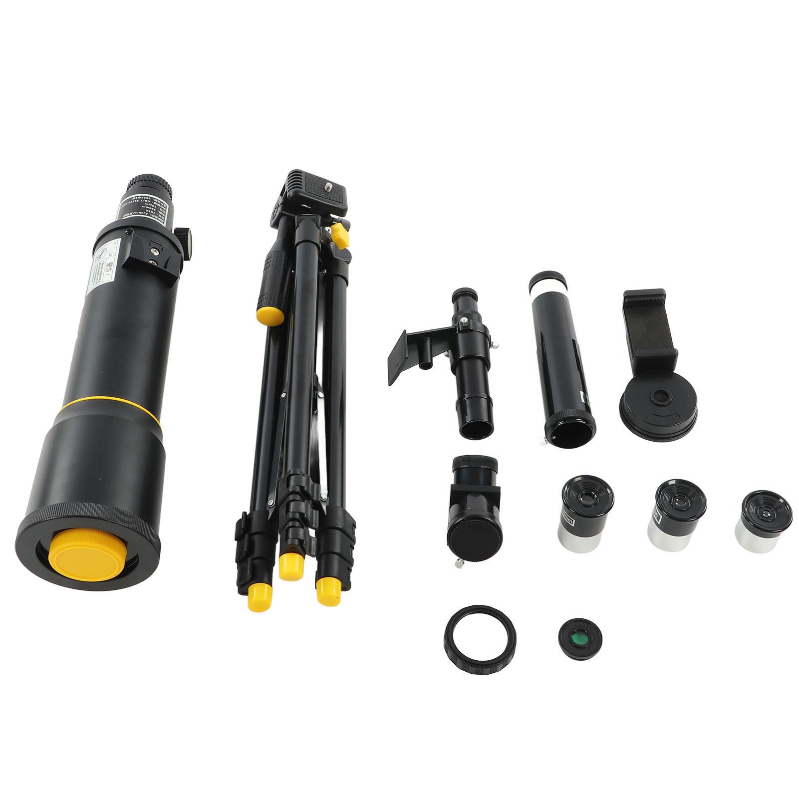 Telescopes 70mm Aperture High Definition High Magnification Multi Layer Coating Refractor Telescope