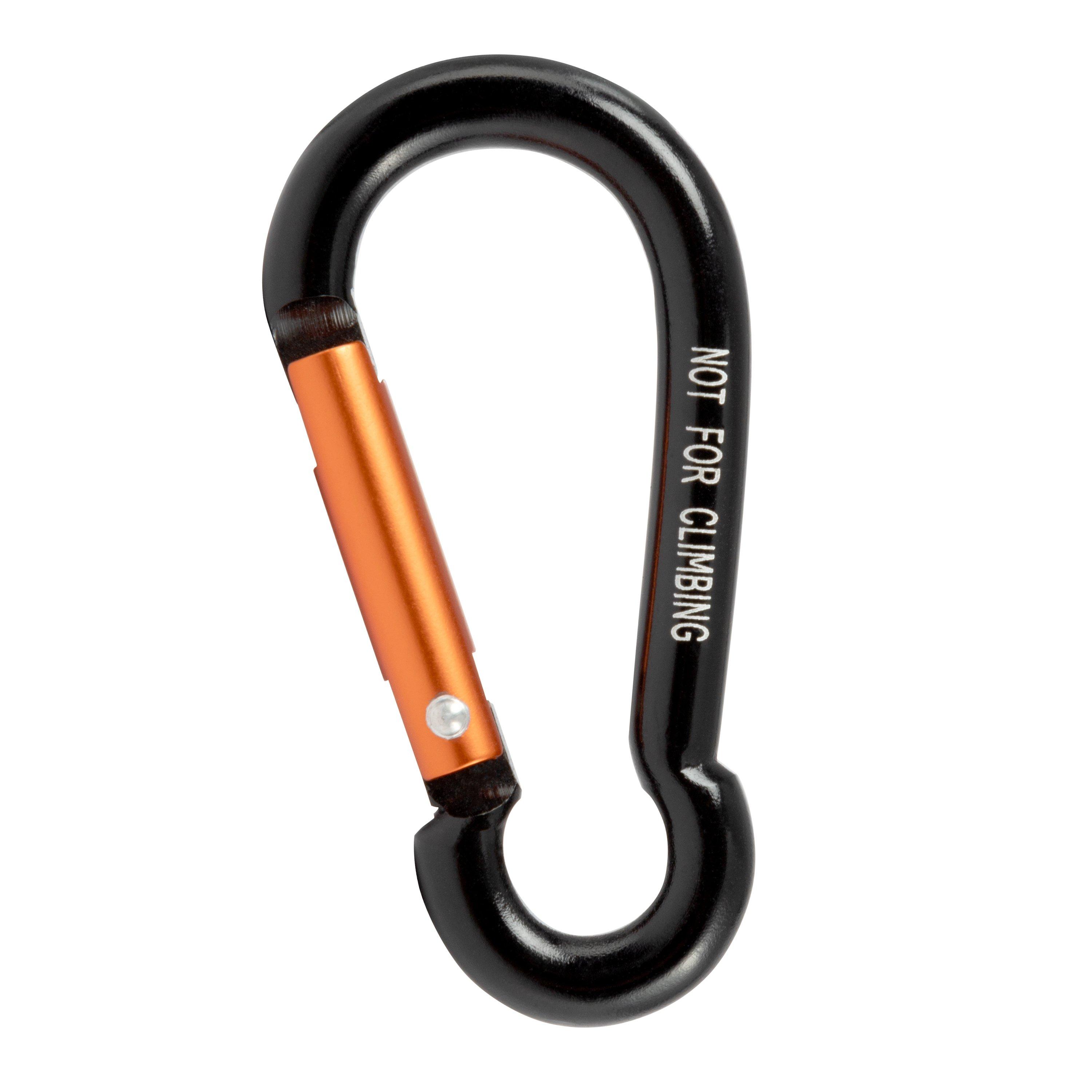 Gelert Aluminum Carabiner Clip - Black