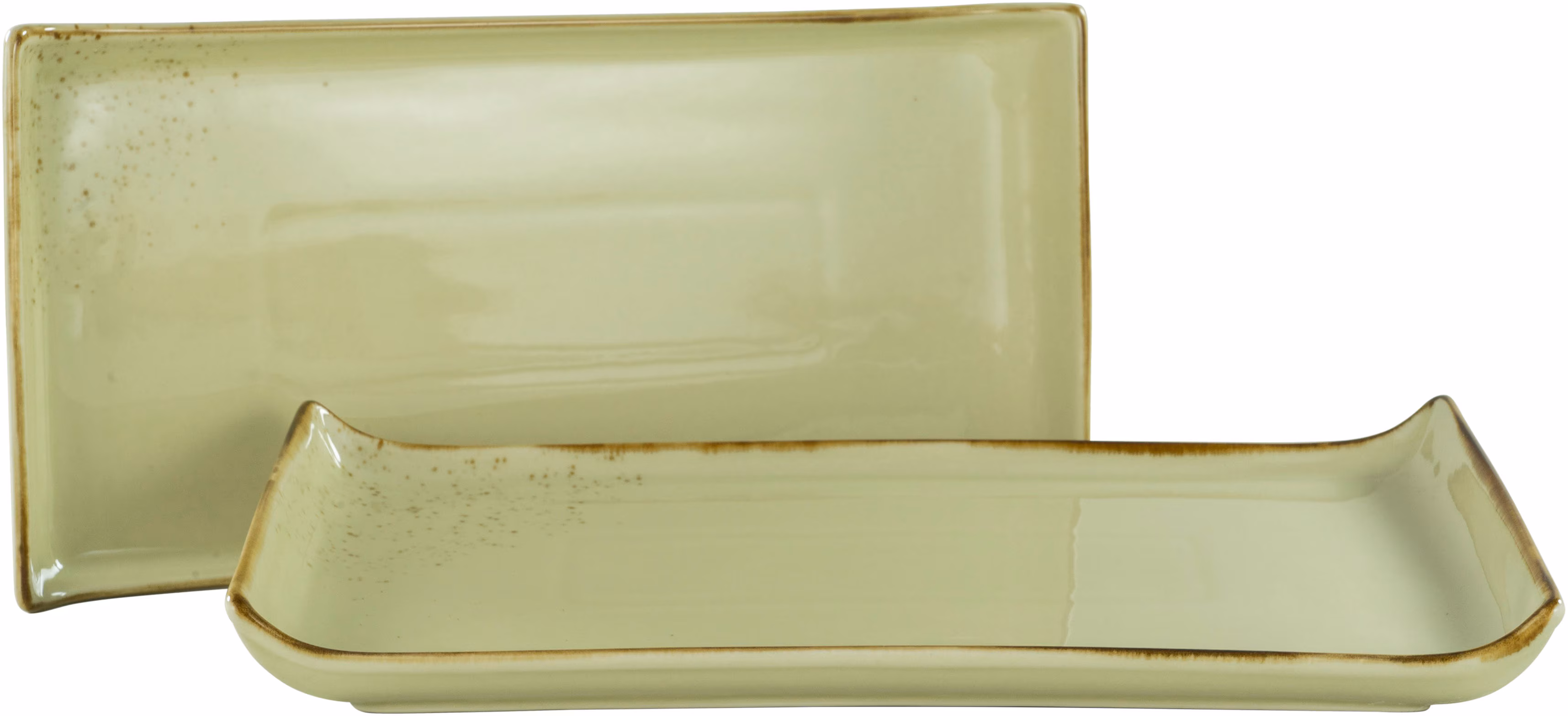 Creatable Divided Serving Dish brown