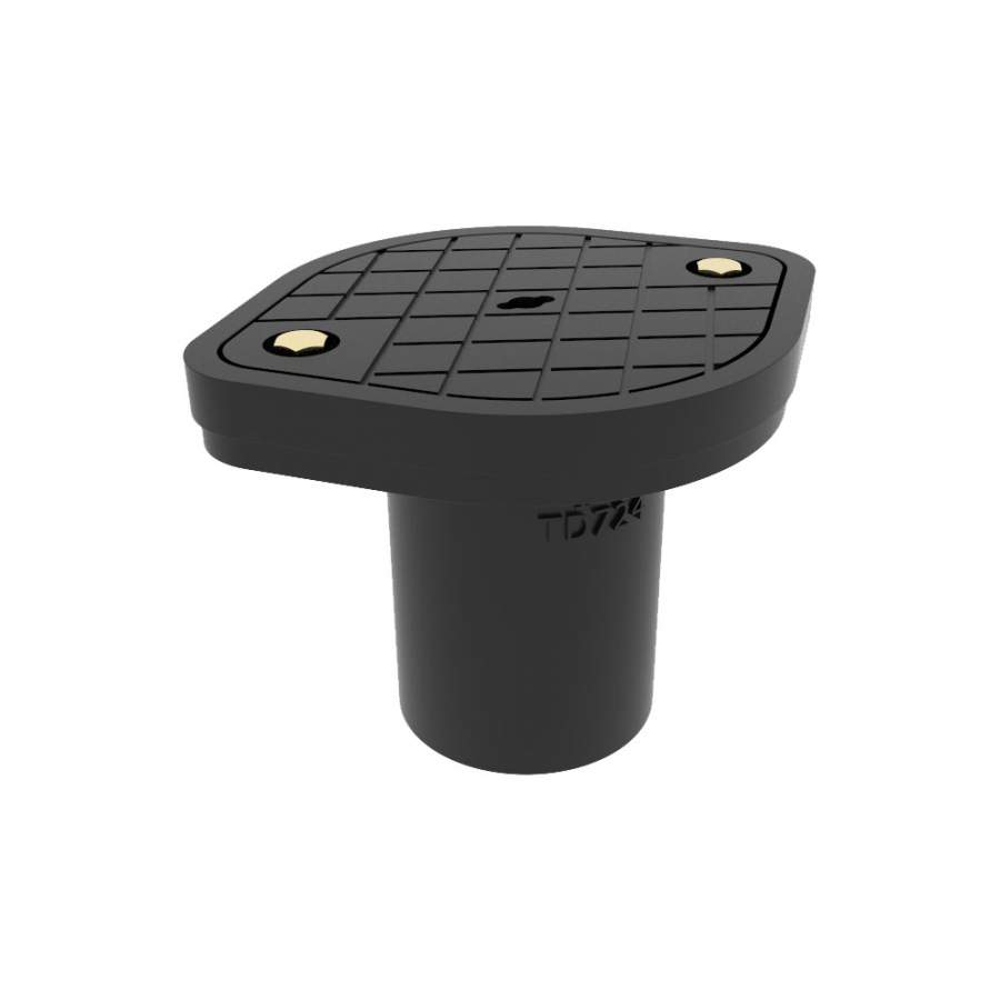 Timesaver Cast Iron Drain Pipe Airtight Inspection Eye Cover - 100mm 191394