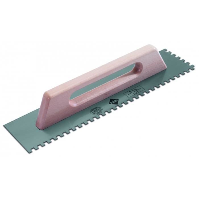 Objets Pour La Maison 75962 Notched Steel Trowel Wooden Handle 19In Rub75962