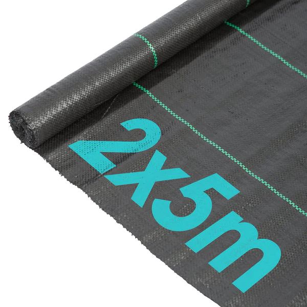 110gsm Weed Control Membrane - 2m x 5m - Black