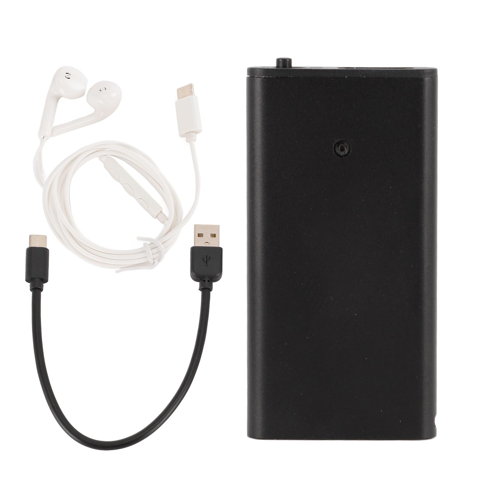 DIYelecs Digital Voice Recorder Portable Noise Reduction Versatile MP3 Sound Recorder Voice Activated 4G