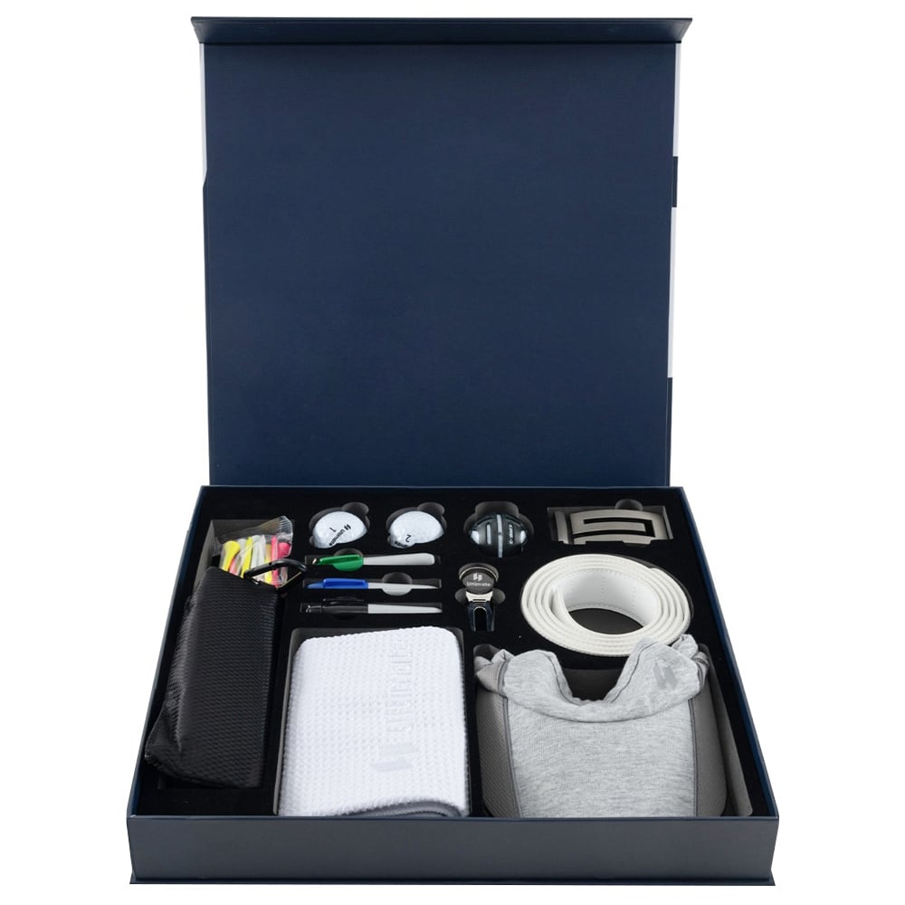 Costway Complete Golf Accessories Set With Golf Balls Golf Tees Golf Towel Golf Belt And Golf Hat